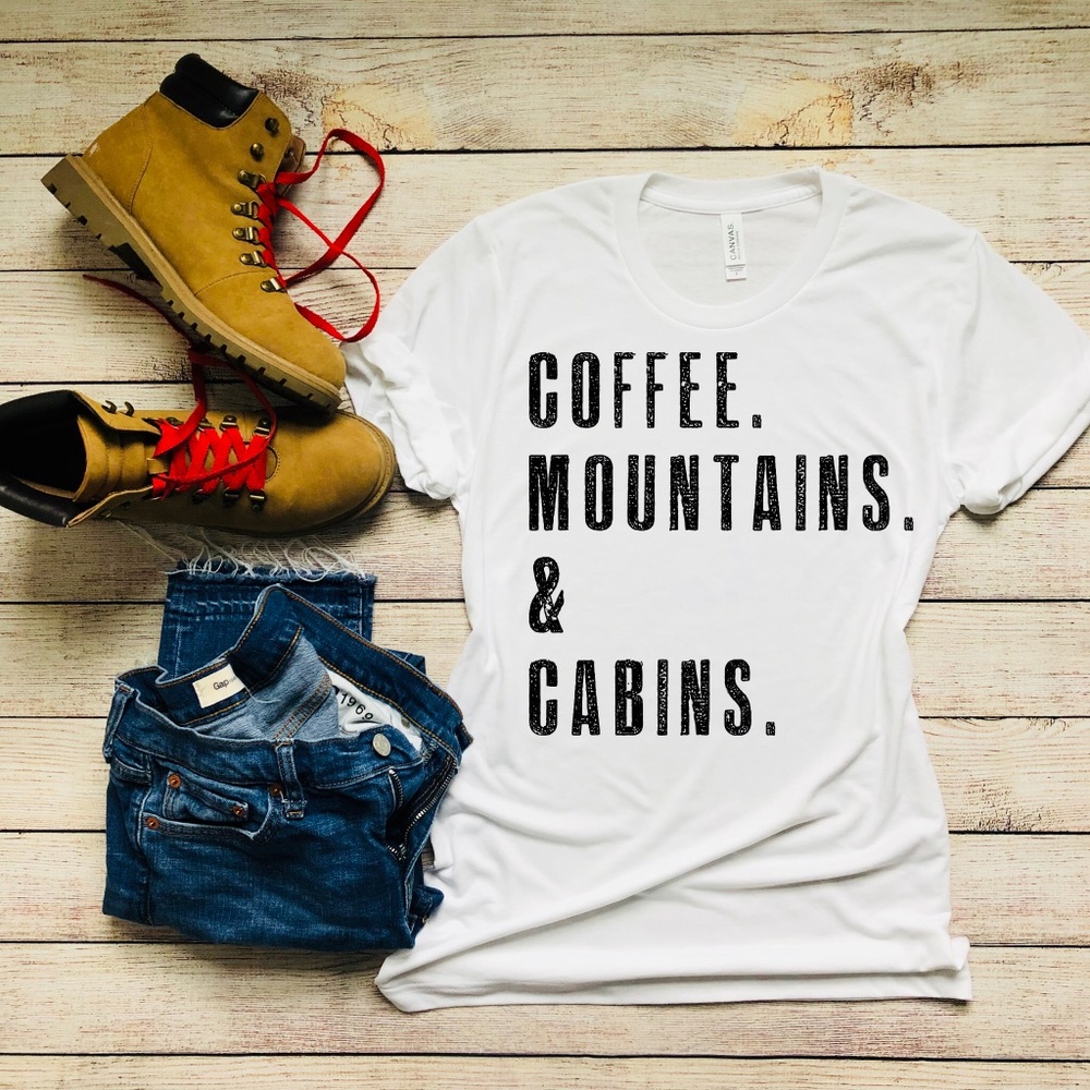 NWT Coffee. Weekends. & Cabins. Tee